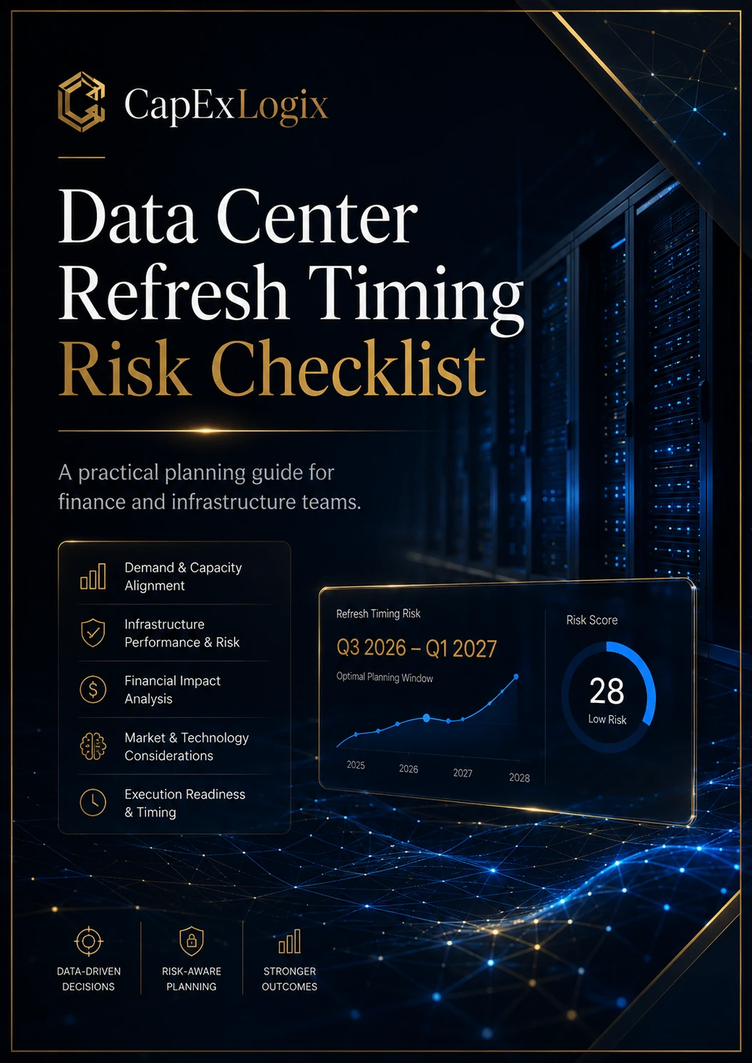 Data Center Refresh Timing Risk Checklist cover